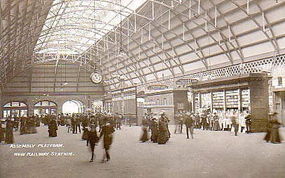 The assembly area - main concourse - in c1906.