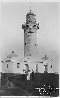 Kerry card of Macquarie Lighthouse c1909